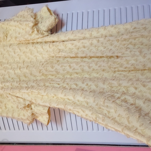 ZARA maxi feather texture dress - Picture 7 of 8